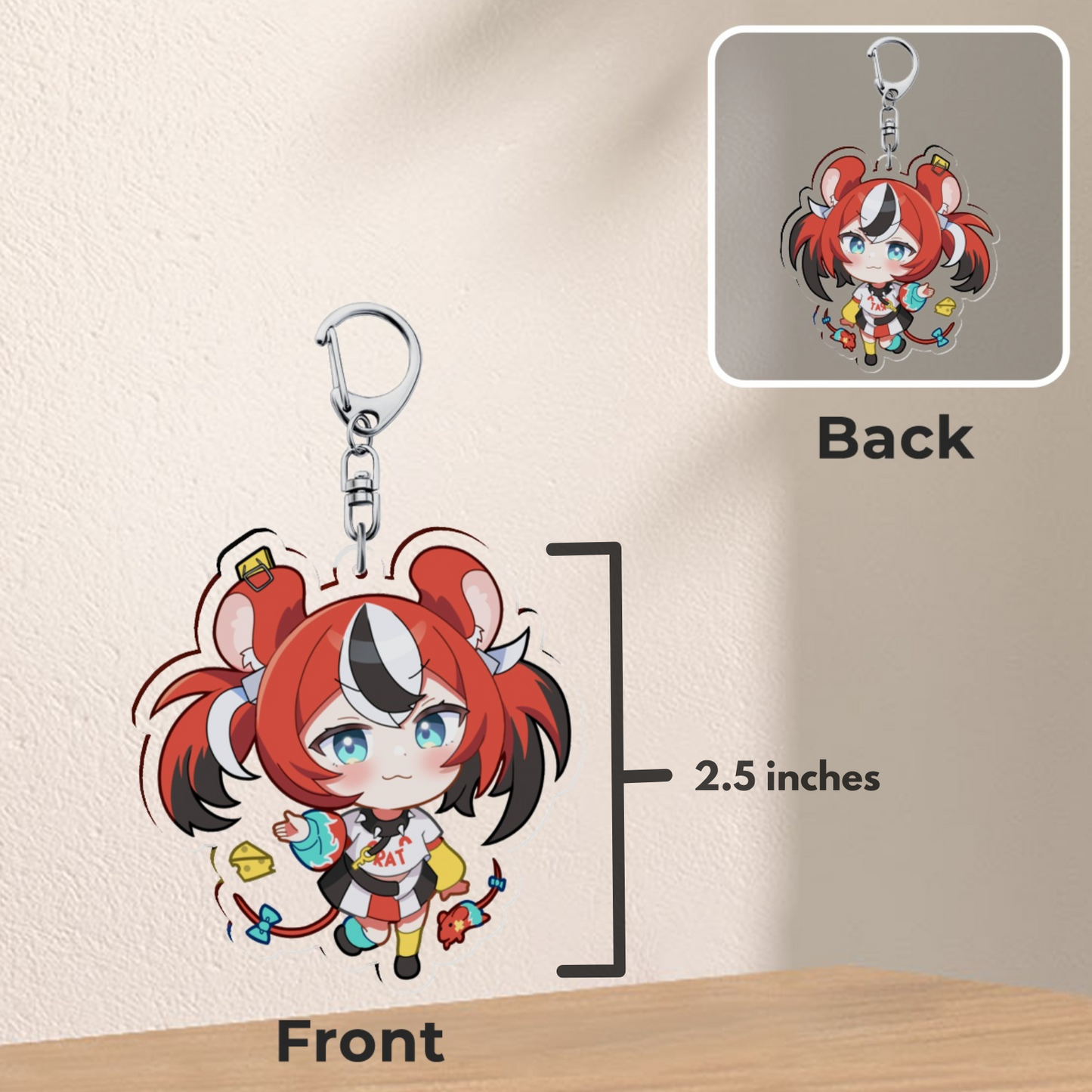 Hakos Baelz Keychain
