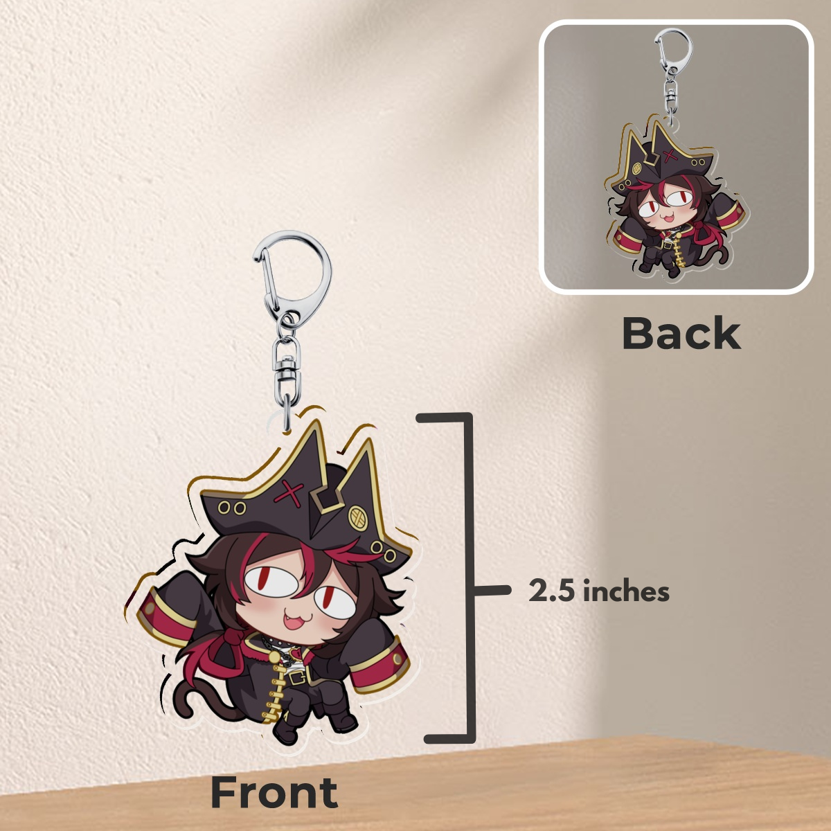 K9 Kuro Keychain