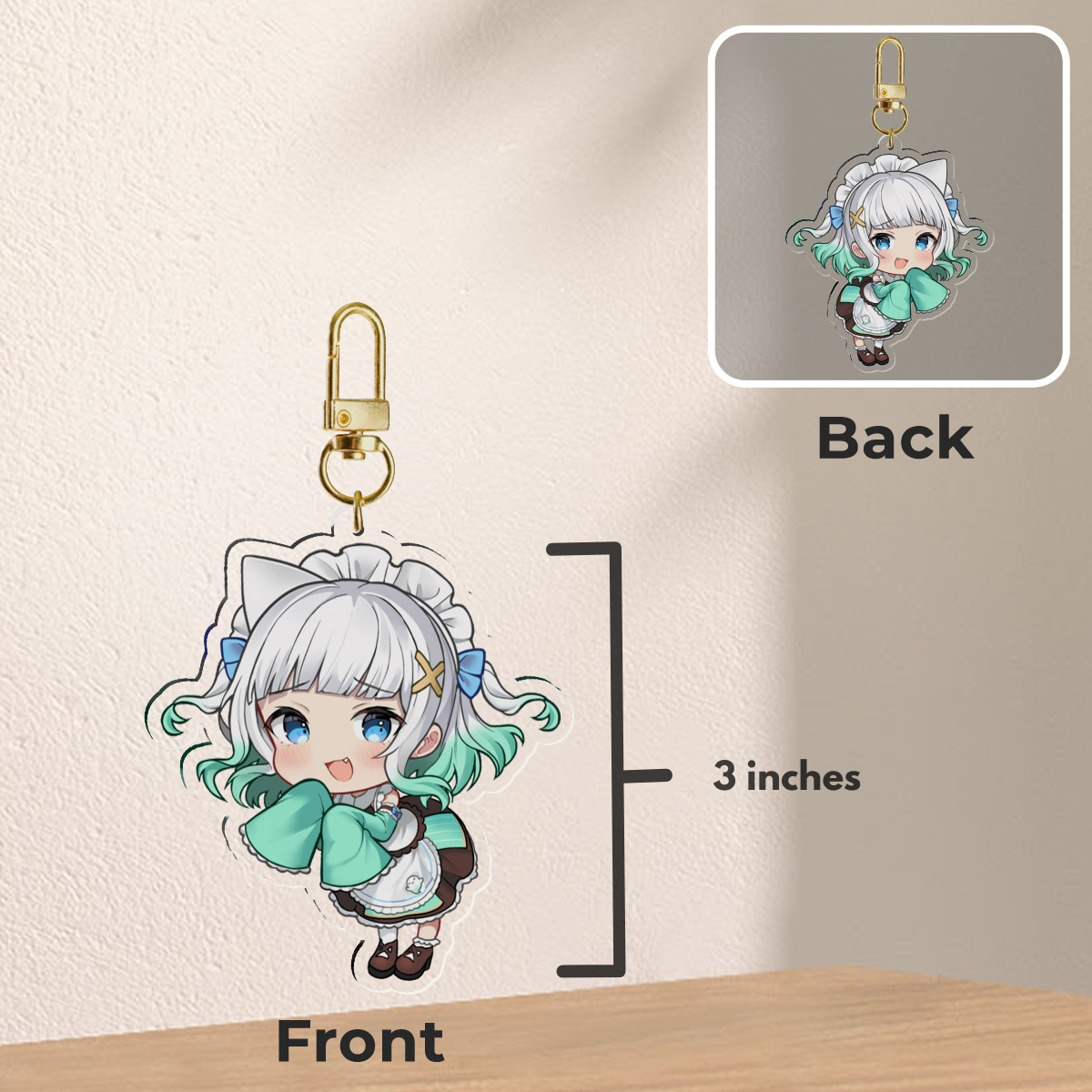 Maid Mint Keychain
