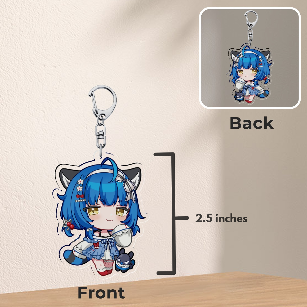 Poko Rakun Keychain