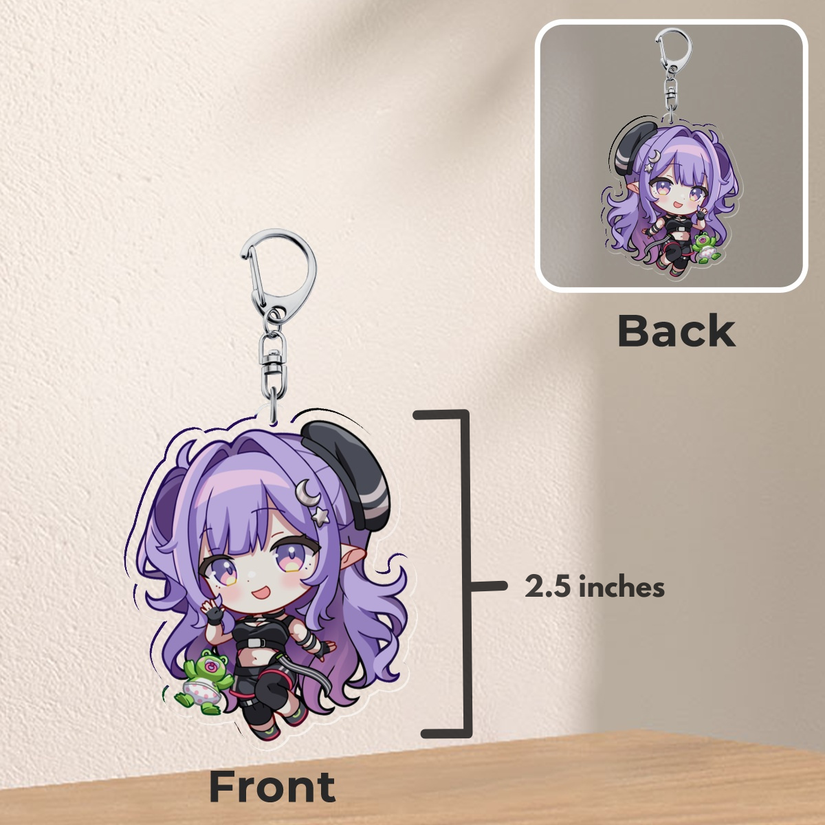 Eepy Sleepy Keychain
